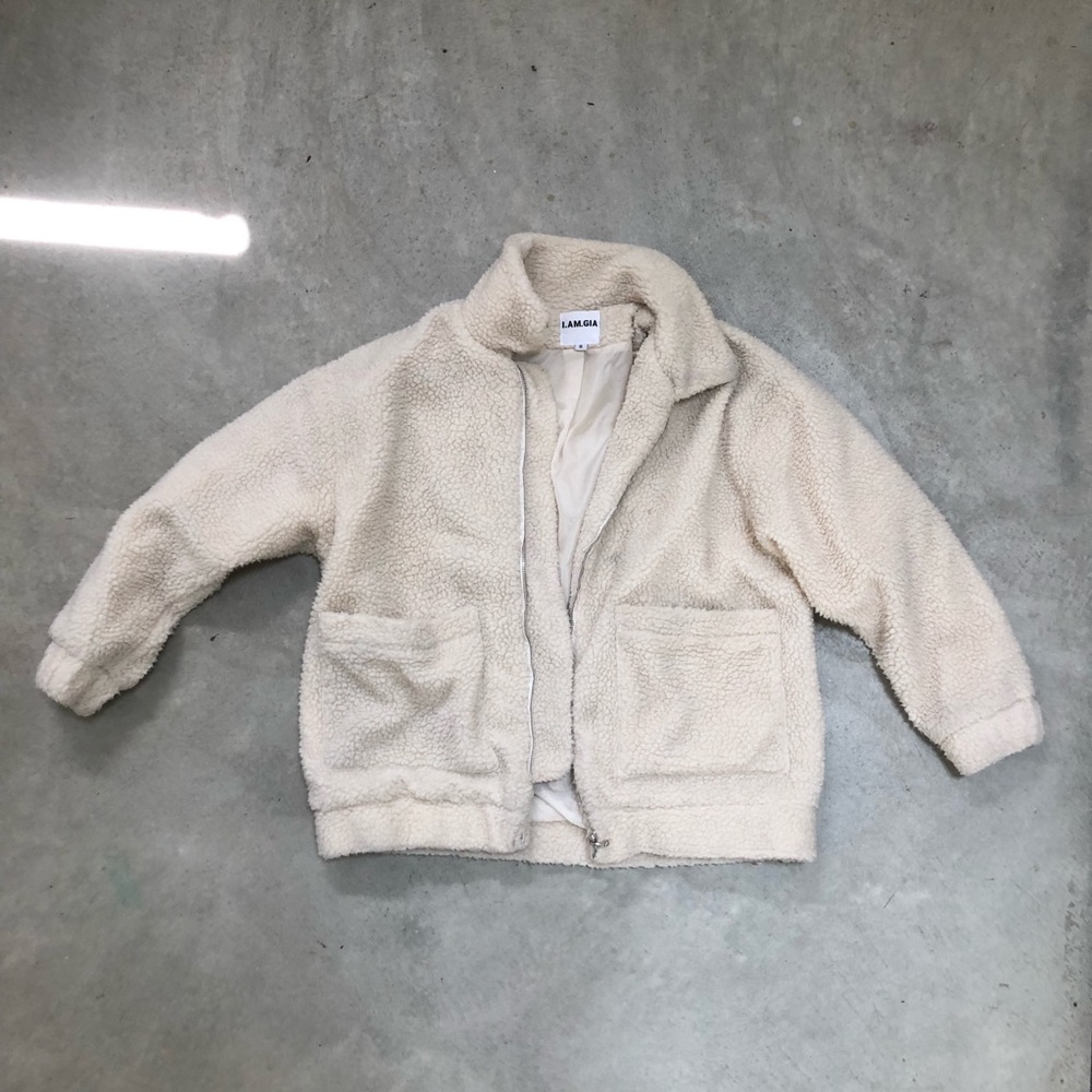 I.AM.GIA Cream Pixie Coat